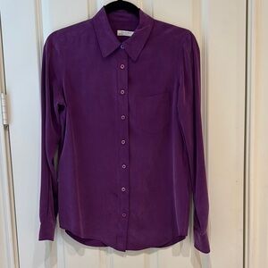 Equipment Femme Purple Shirt